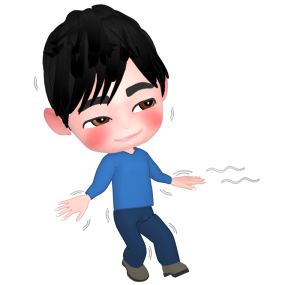 フラフラと歩いている男性のイラスト