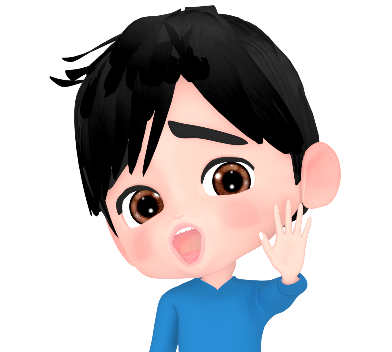 引き止める男性のイラスト
