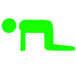 挫折をした人のマーク