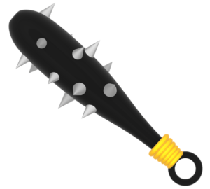 金棒のイラスト（棍棒）