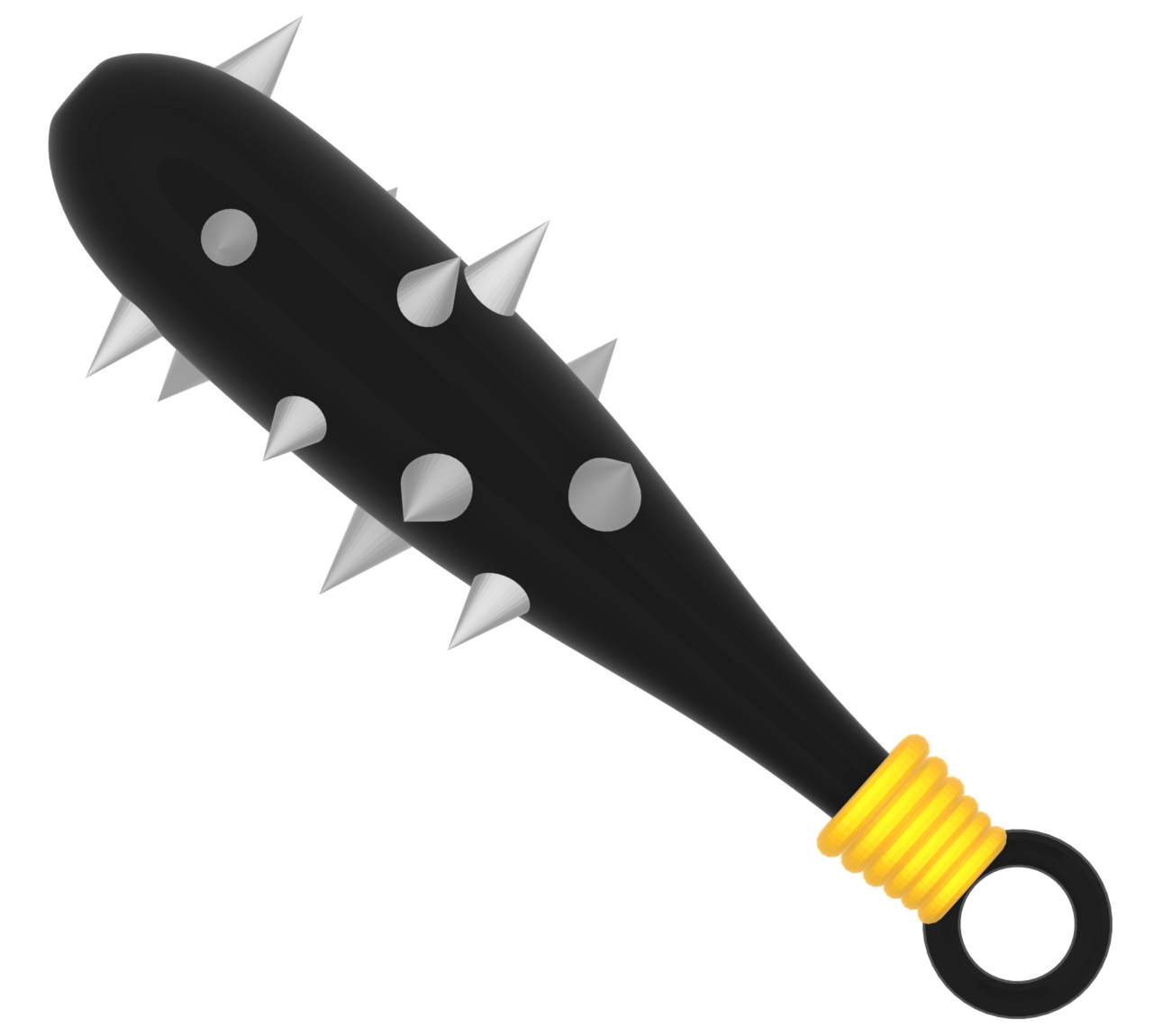 金棒のイラスト（棍棒）