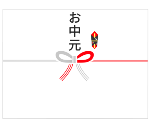 お中元の熨斗紙のフレーム