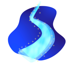 天の川のイラスト