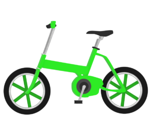 ミニベロ街乗り自転車のイラスト