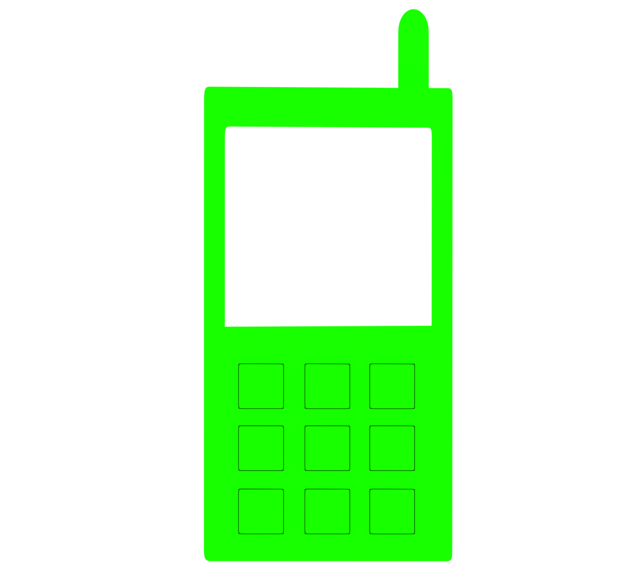 携帯電話のマーク