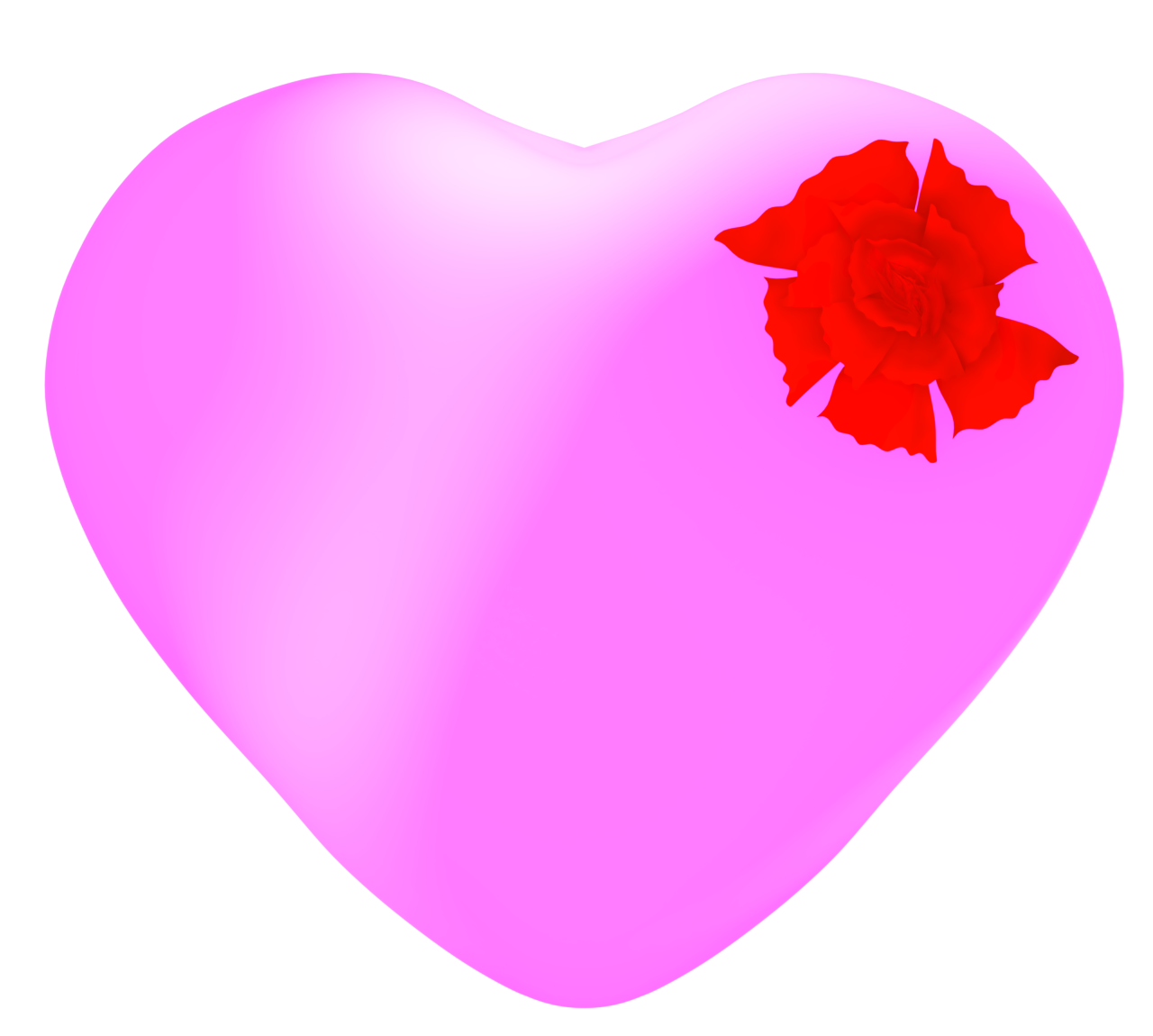 母の日に贈るハートのテンプレート