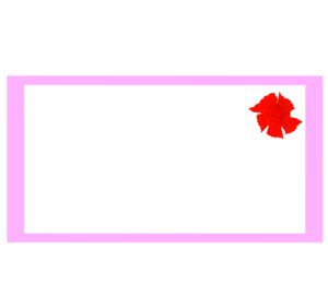 母の日のメッセージカード