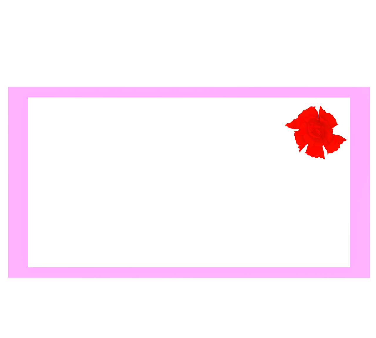 母の日のメッセージカード