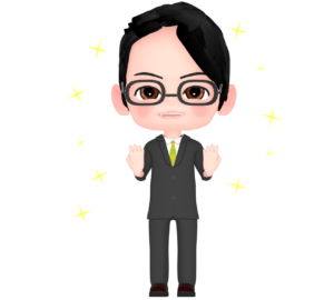 やる気があるサラリーマンのイラスト