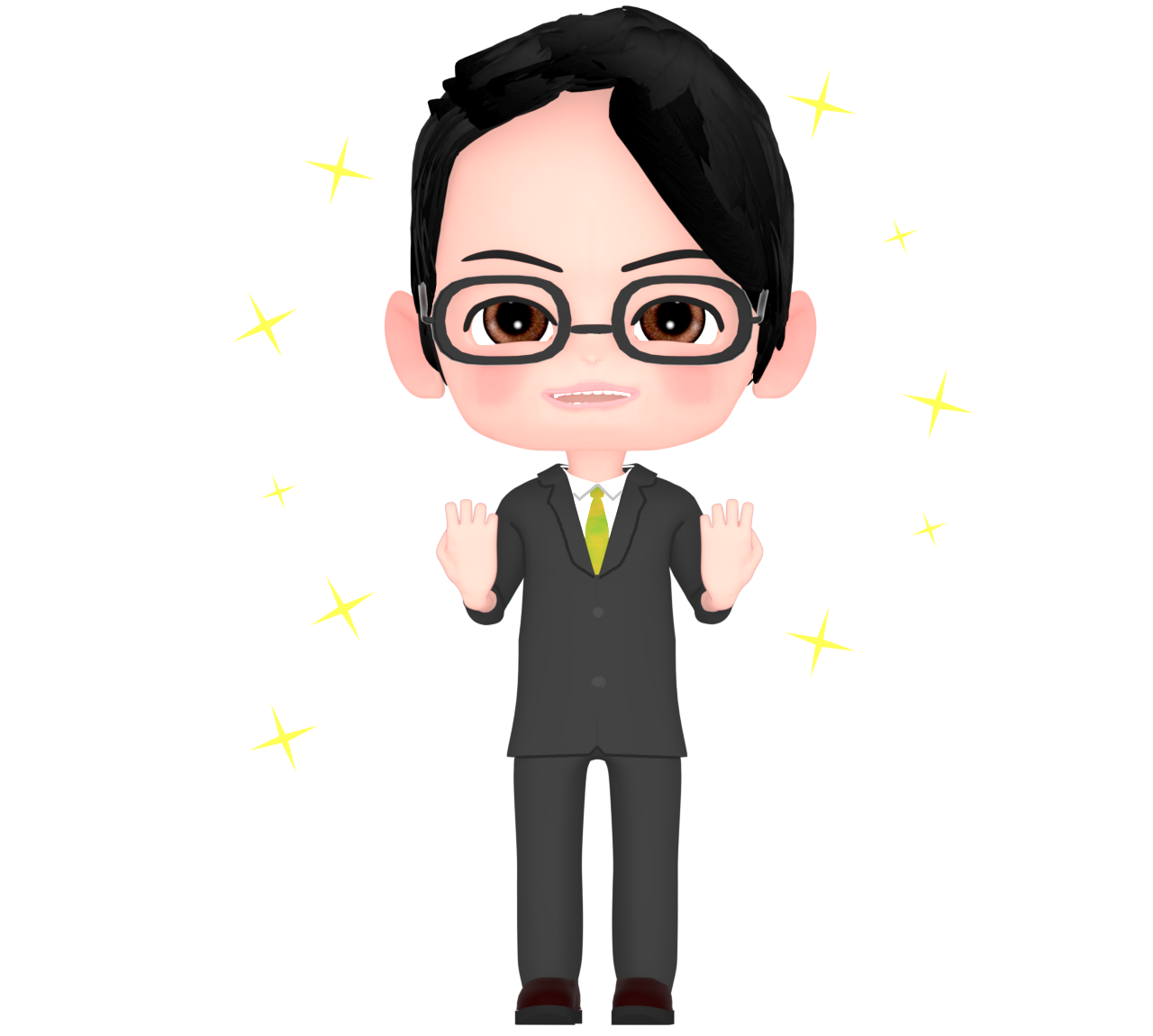 やる気があるサラリーマンのイラスト 8 やる気があるサラリーマンのイラスト