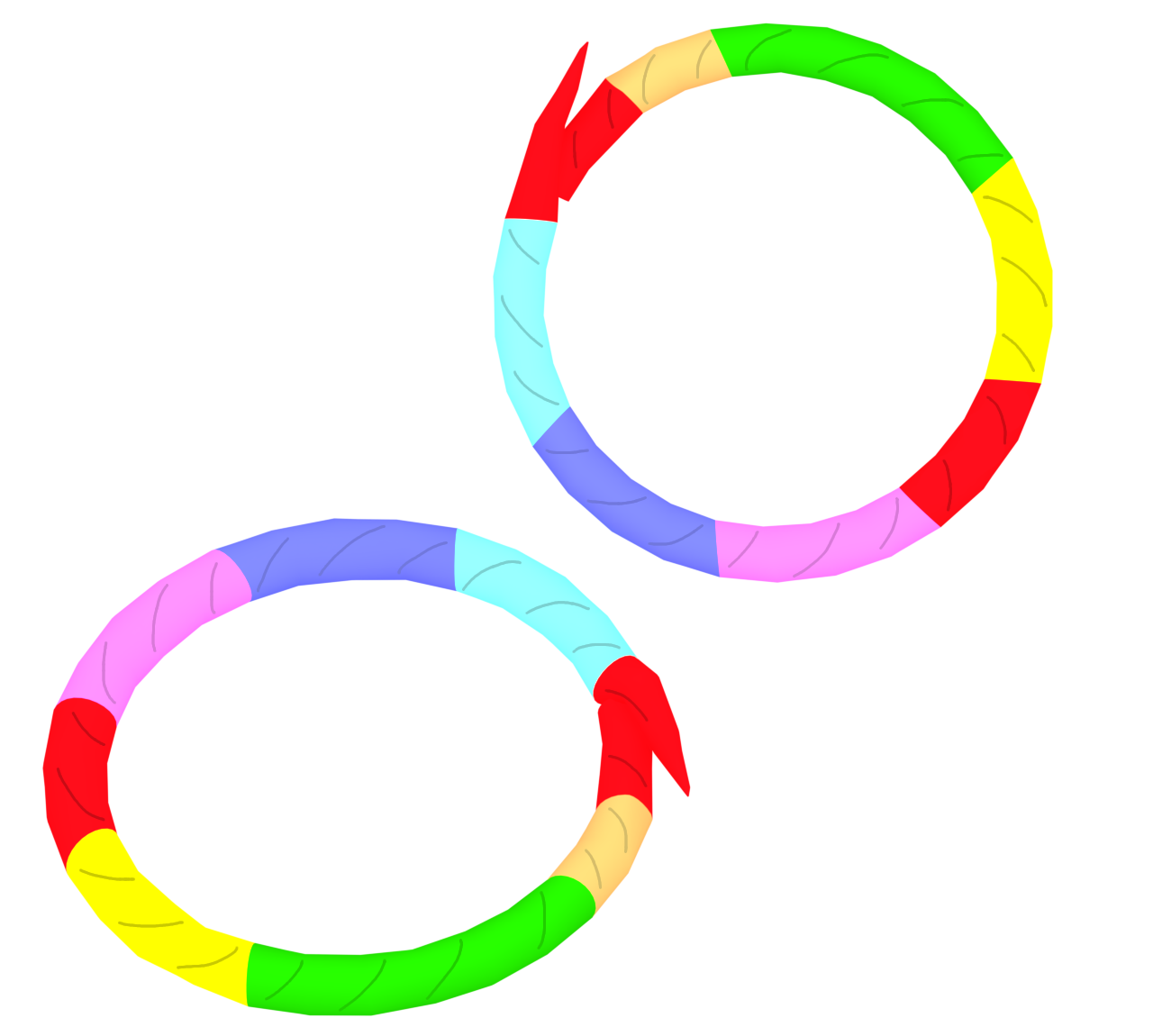 ねずみ花火のイラスト 16 ねずみ花火のイラスト