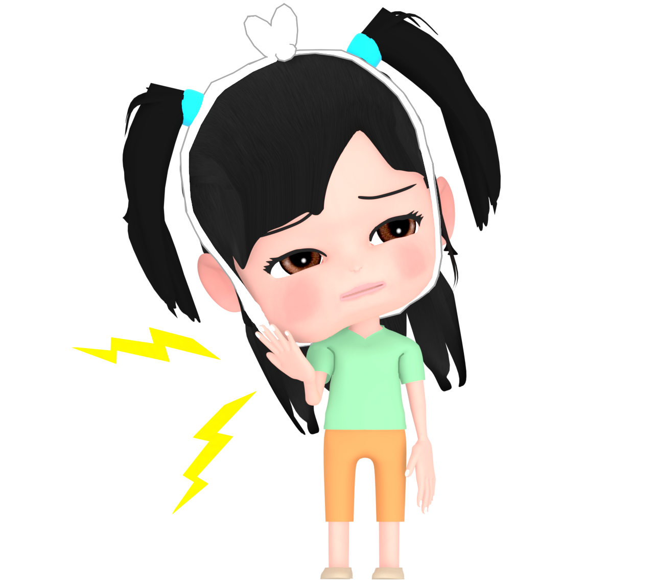 おたふくかぜのイラスト