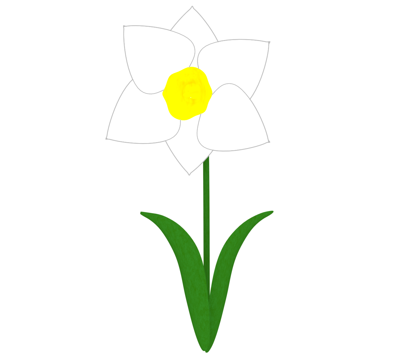 水仙のイラスト