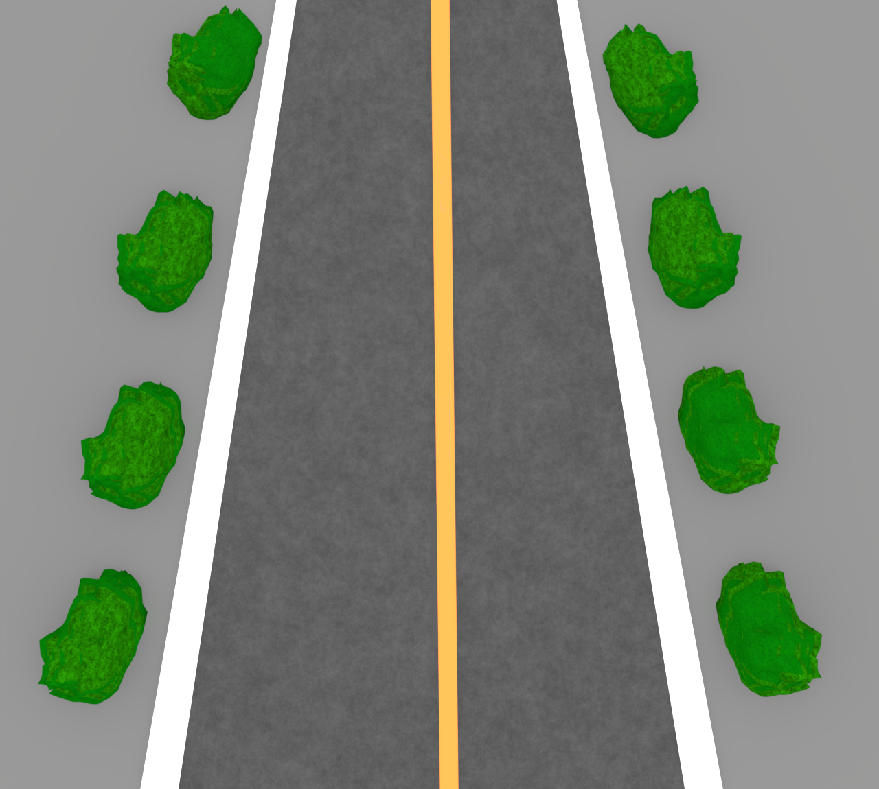 国道の道路のイラスト