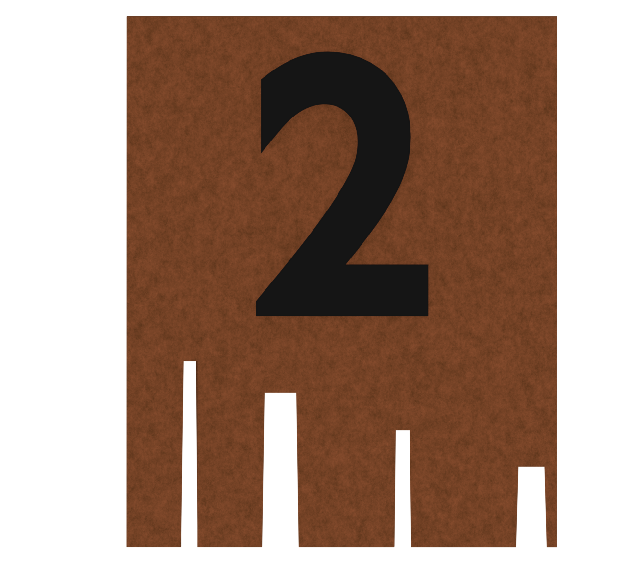 ２番の銭湯の鍵のイラスト