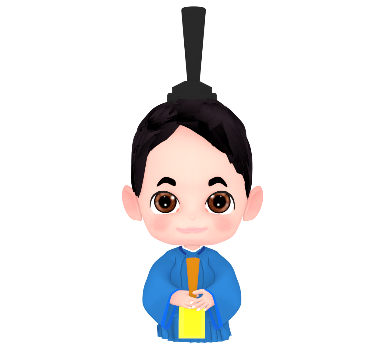 お内裏様のイラスト（お殿様）