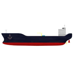 石油タンカーのイラスト