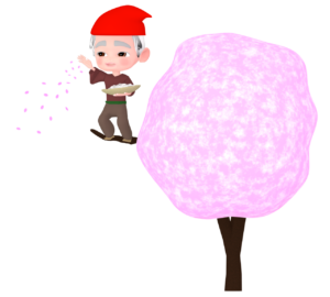 花咲かじいさんのイラスト