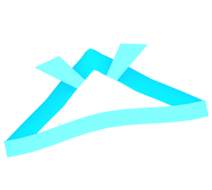 折り紙のカブトのイラスト