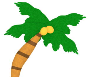 ヤシの木のイラスト