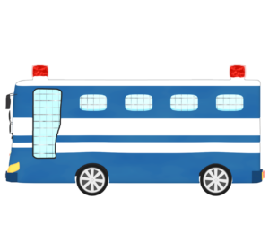人員輸送車のイラスト