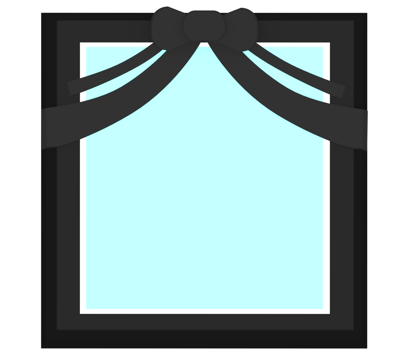 遺影額縁のイラスト