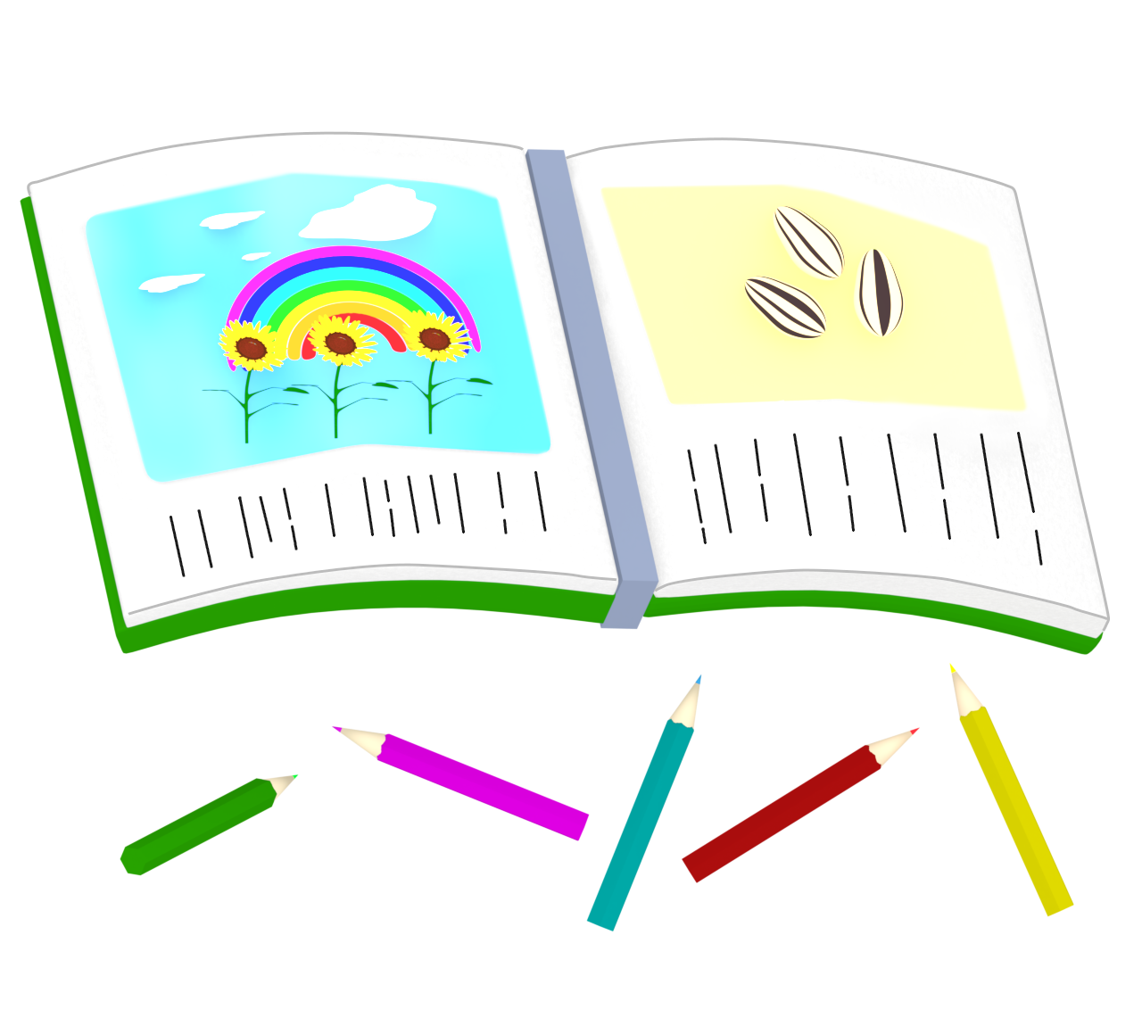 絵日記のイラスト