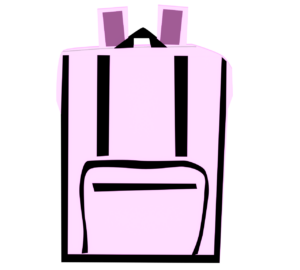 リュックサックのイラスト
