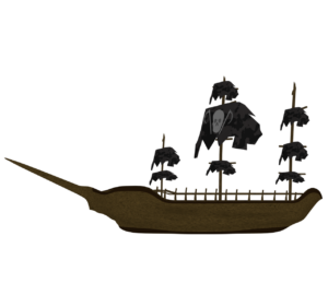 海賊船のイラスト