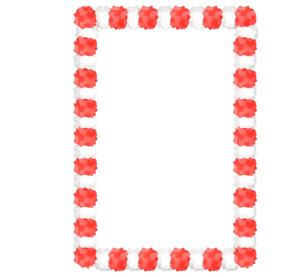 無地の案内板のイラスト（縦）