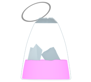 プールバッグのイラスト