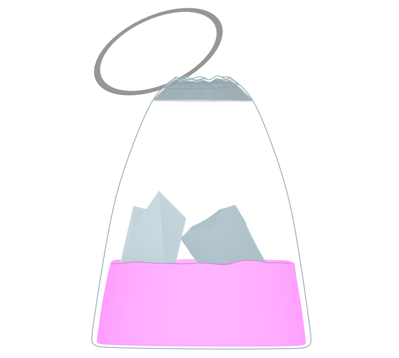 プールバッグのイラスト