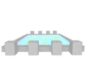 プールのイラスト