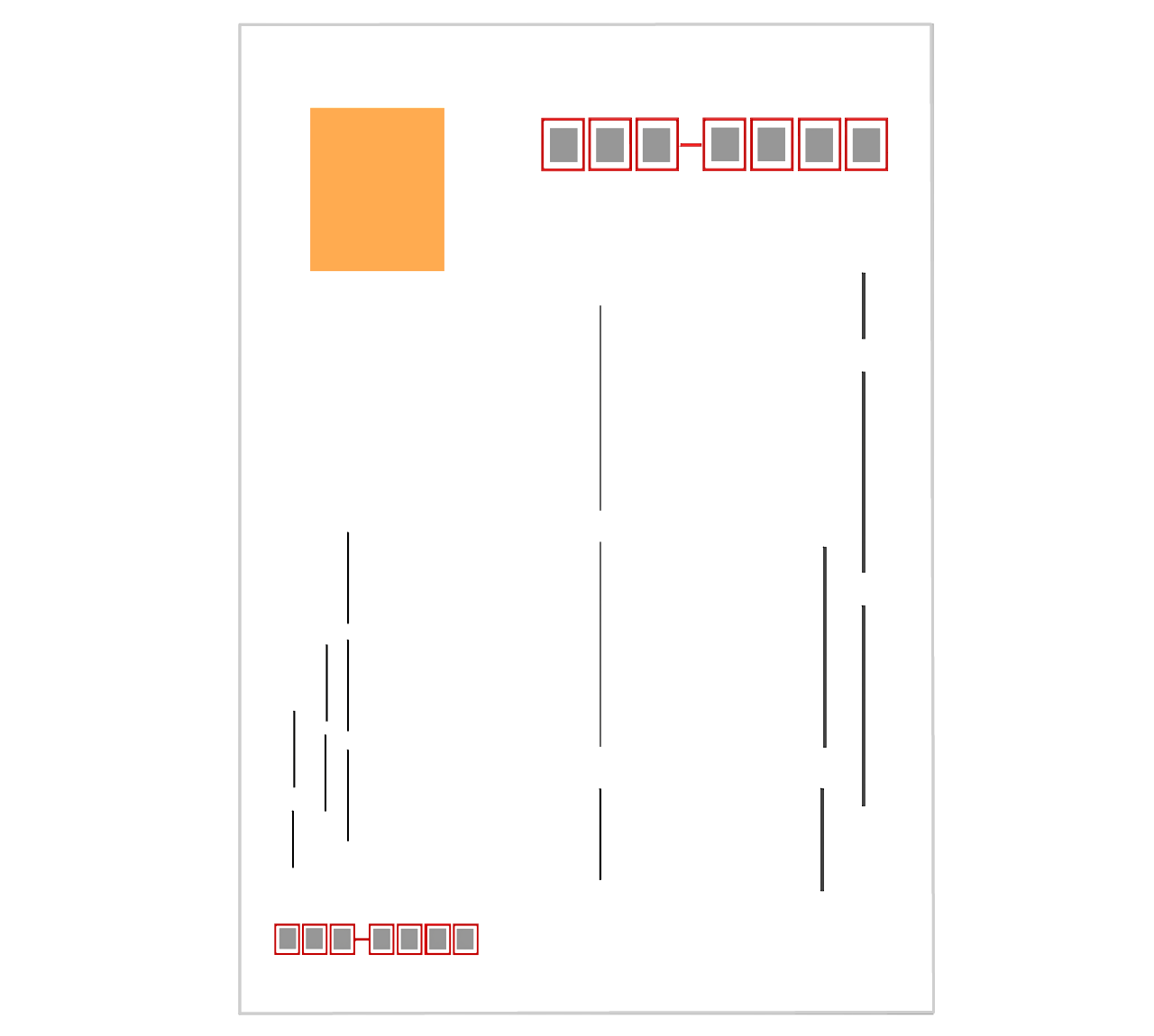 はがきのイラスト