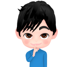 静かにしてほしい男性のイラスト