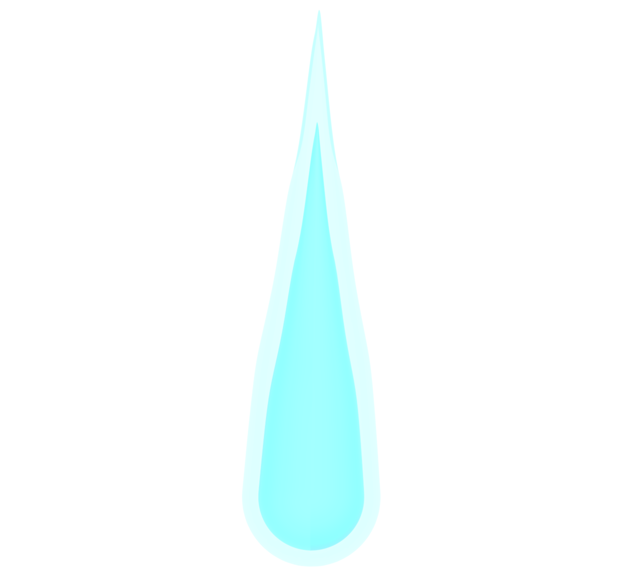 雨の雫のイラスト