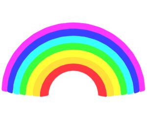 虹のイラスト