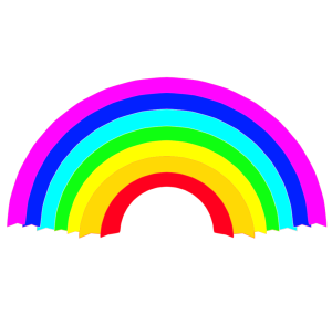 虹のイラスト