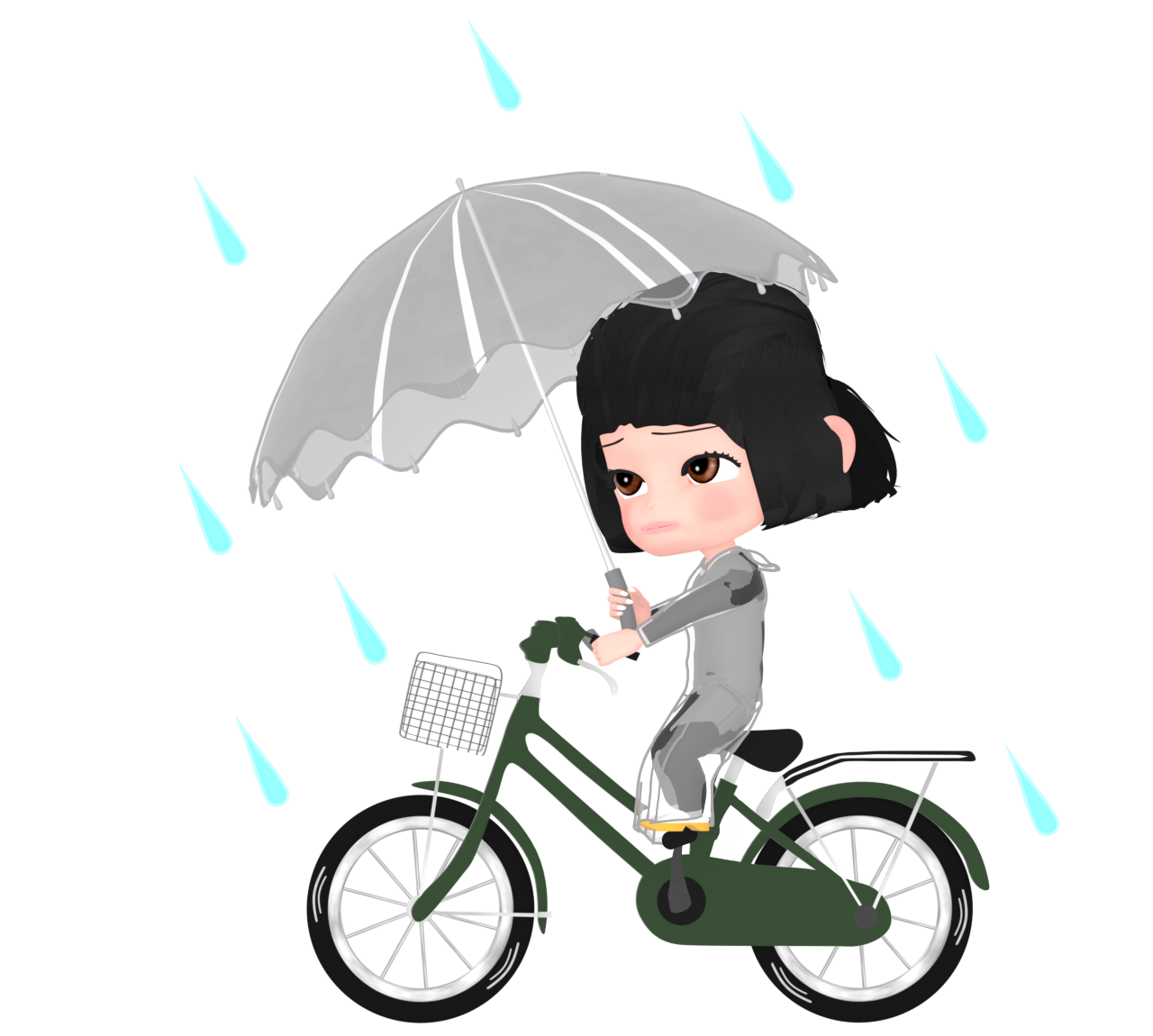 raincoat bicycle women img