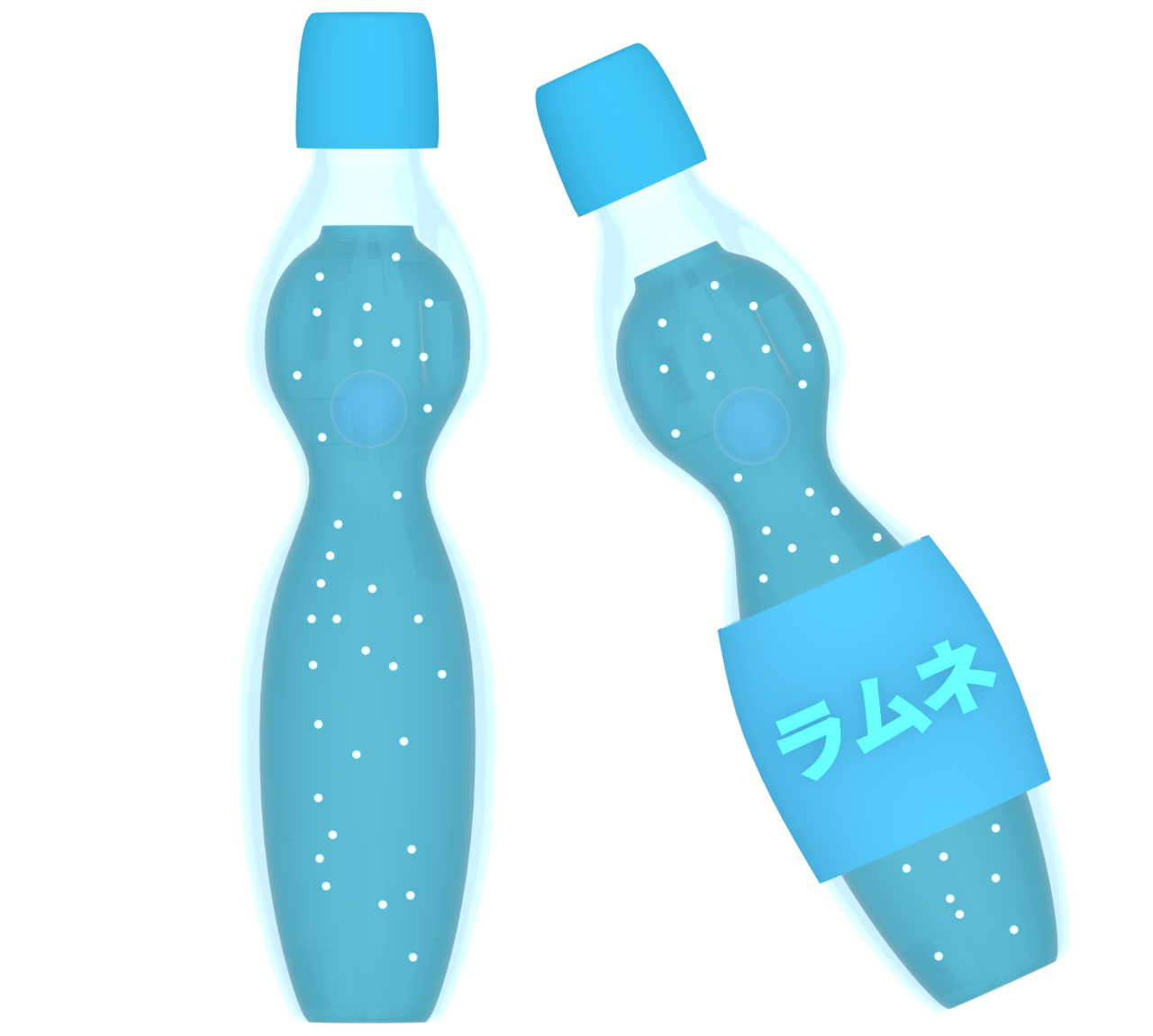 ラムネのイラスト