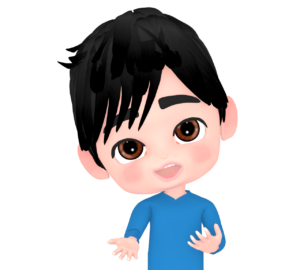 勧める男性のイラスト