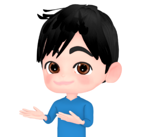 勧めている男性のイラスト