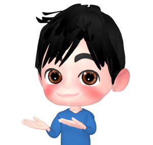 勧めている男性のイラスト