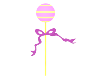 ハロウィンの飴玉のイラスト