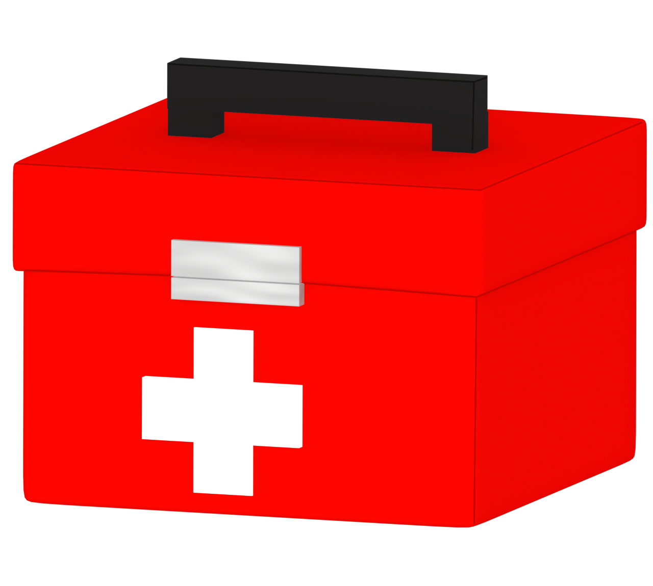 赤い救急箱のイラスト