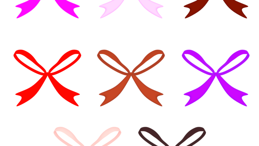 red simple ribbon img