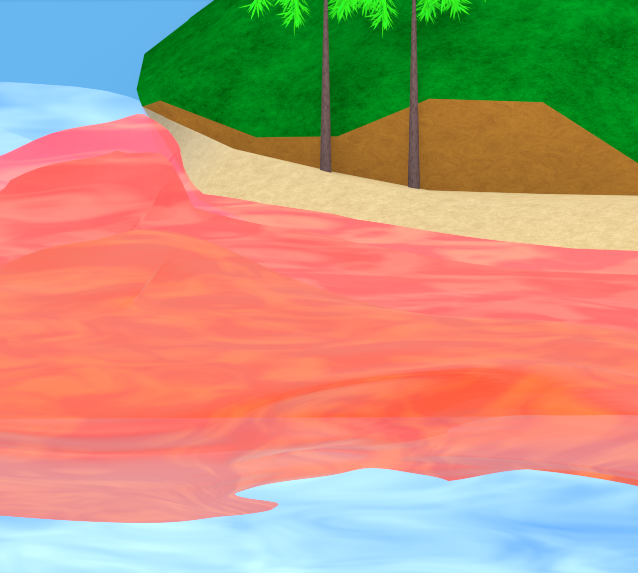 赤潮のイラスト