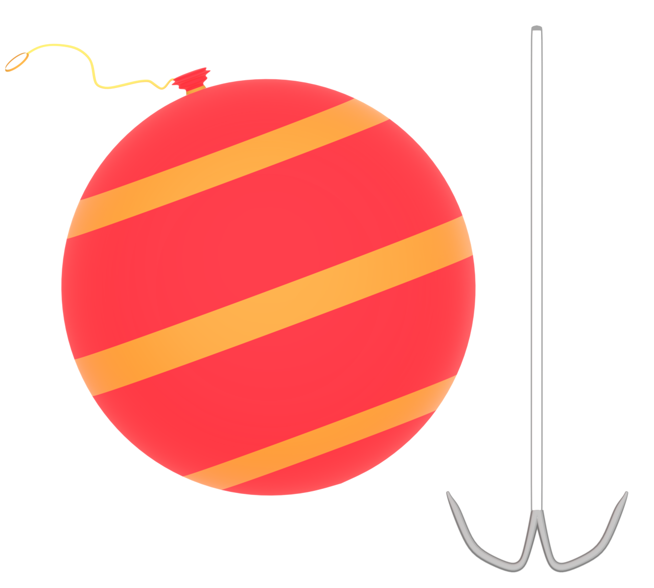 赤色のボンボンのイラスト 14 赤色のボンボンのイラスト