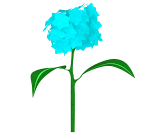 爽やかな紫陽花のイラスト