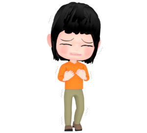 悔しがる女性のイラスト